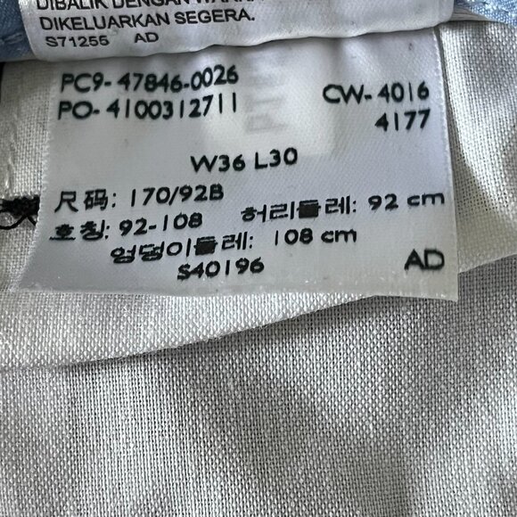 Dockers Slim Fit Men's Pants (Actual 36x29) Black Excellent Condition - Picture 8 of 9